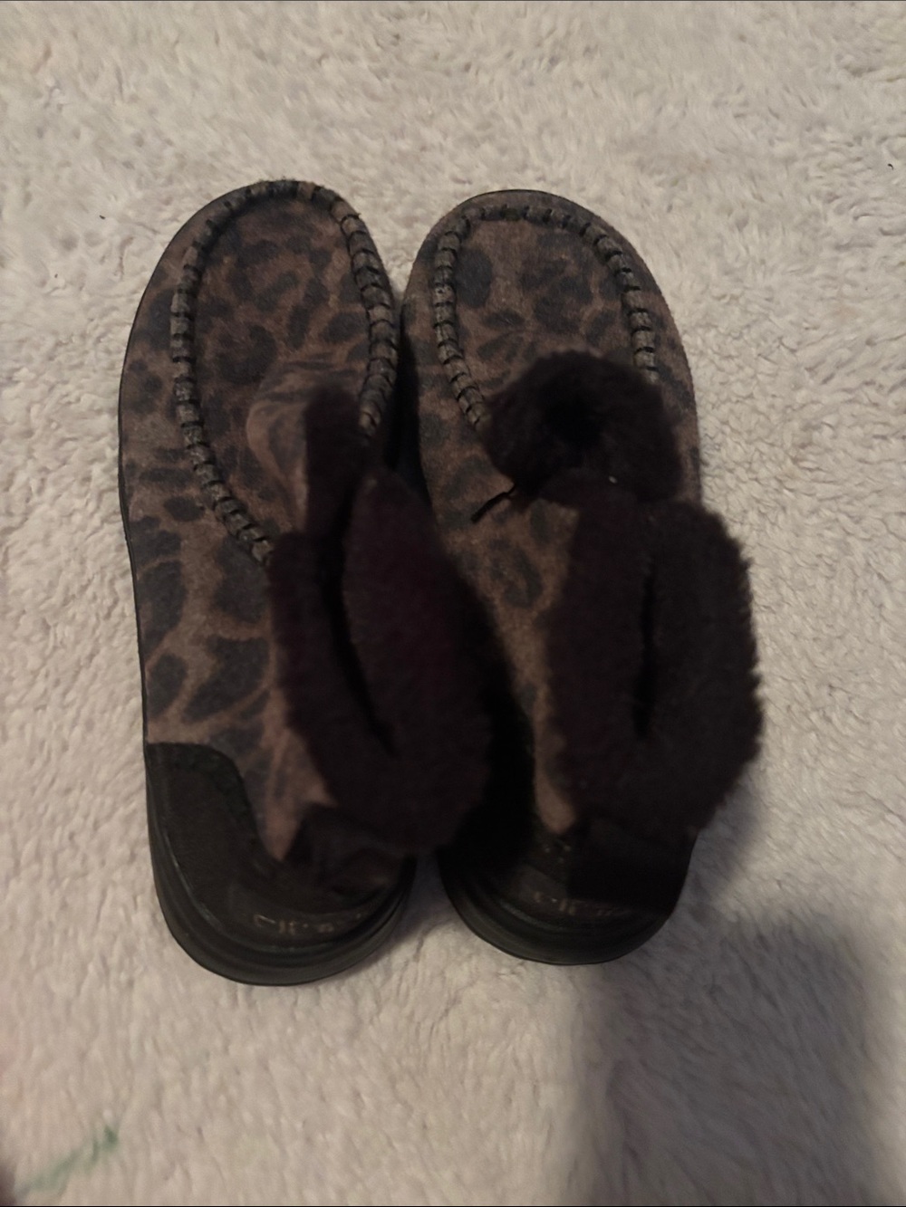 Hey Dude Leopard Print Ankle Booties - Brown